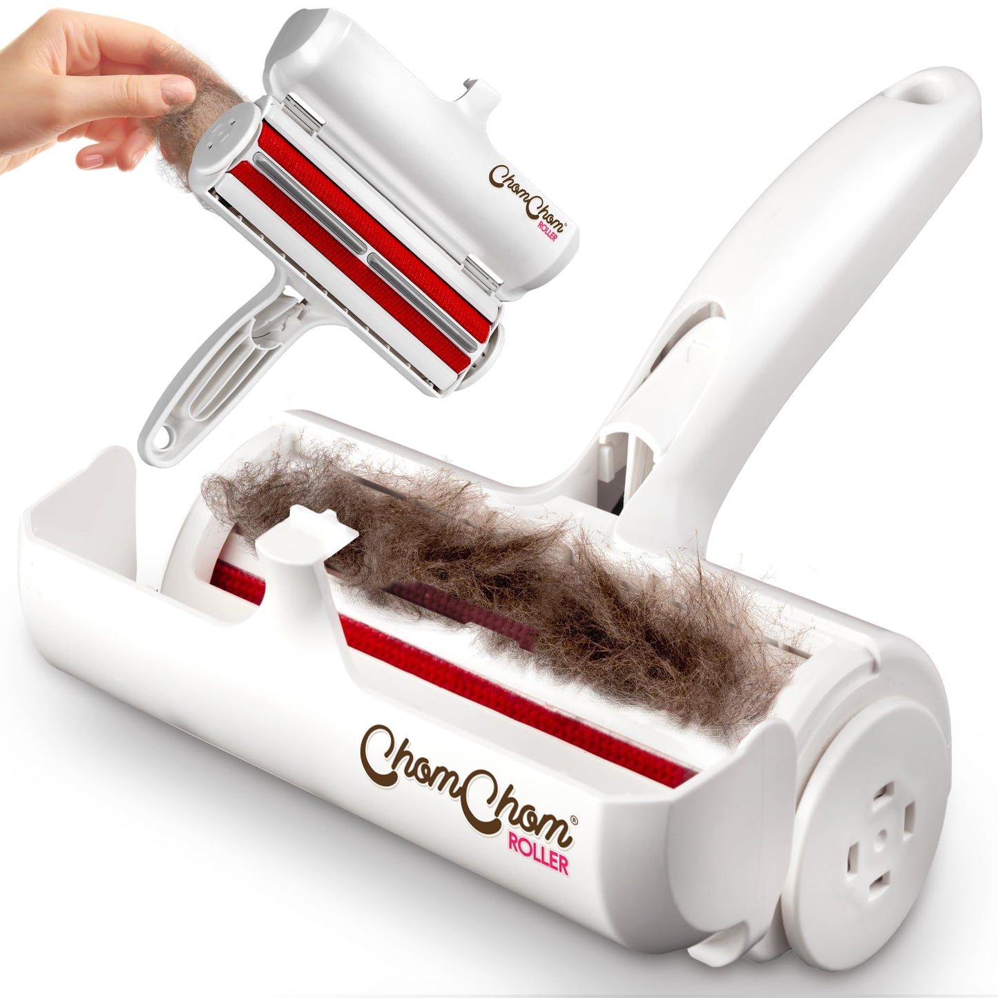 Reusable Pet Hair Remover Roller – Dog & Cat Hair Removal Tool for Furniture, Couch, Carpet, Bedding & Clothing – Portable, Multi-Surface Fur Cleaner