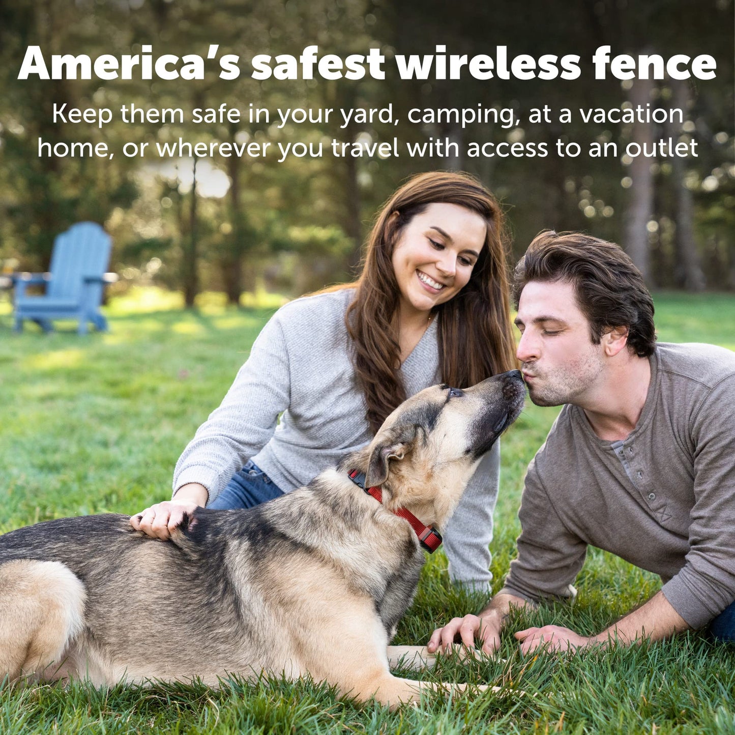 Rechargeable Wireless Dog Fence Collar – Waterproof Receiver with Adjustable Correction Levels & Quick Charge (Fits 5 lbs+)